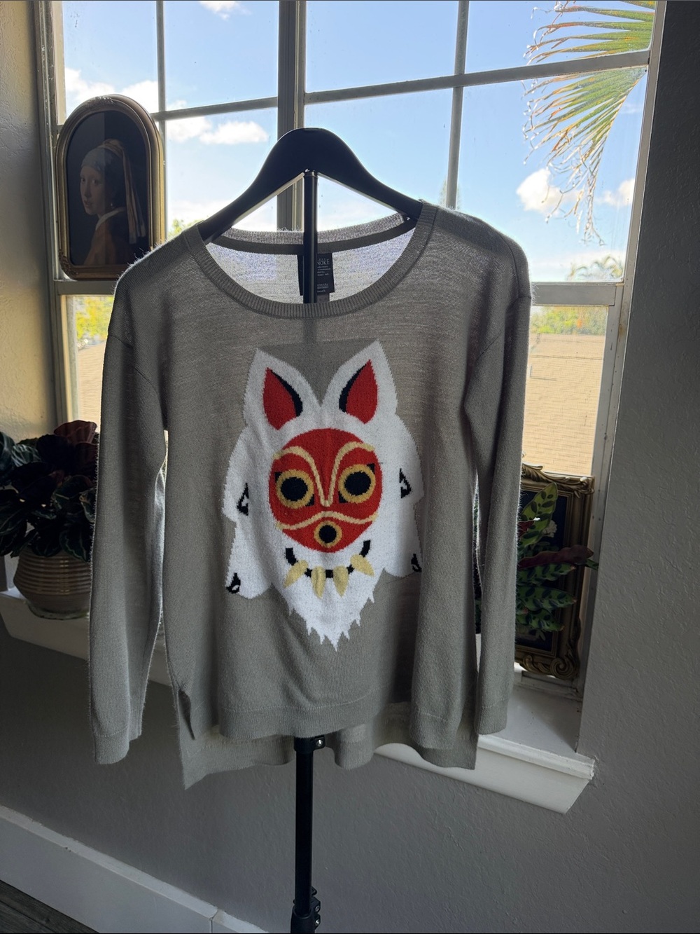 Her Universe Princess Mononoke San Mask Sweater Studio Ghibli Hot Topic 2017